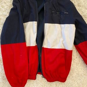Brandy Melville Red White And Blue Jacket